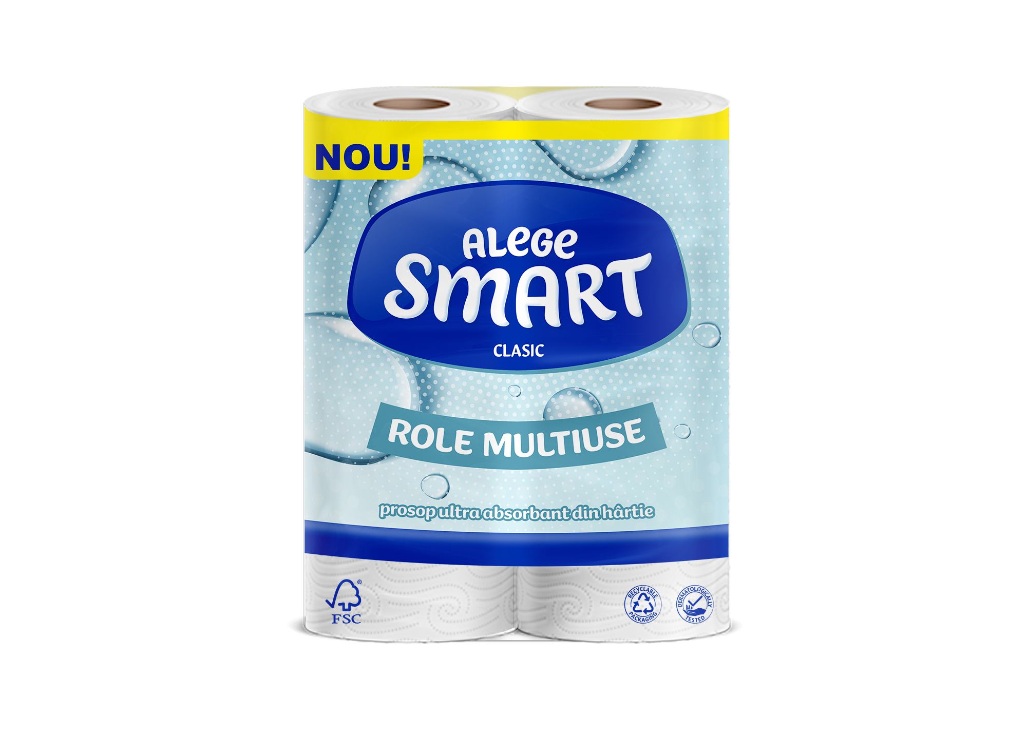TOWEL SMART 2-PLY, 2 ROLLS, 50 SHEETS - 11M