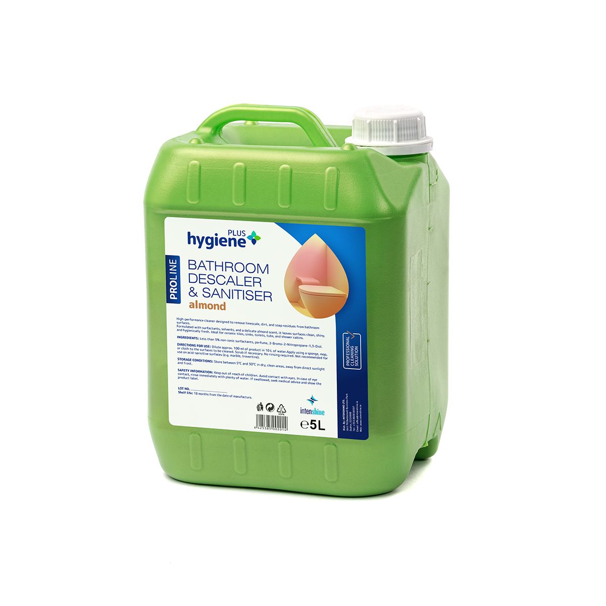 PROLINE ALMOND SANITIZING BATHROOM DESCALER, 5L