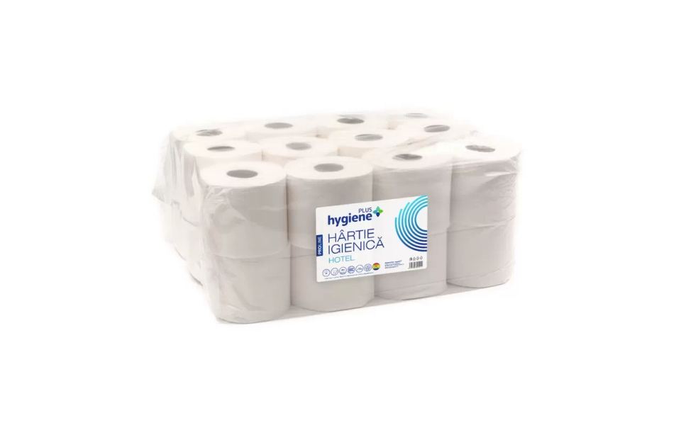 PROLINE HOTEL TOILET PAPER, CELLULOSE, 2 PLY, 30M, 24 ROLLS