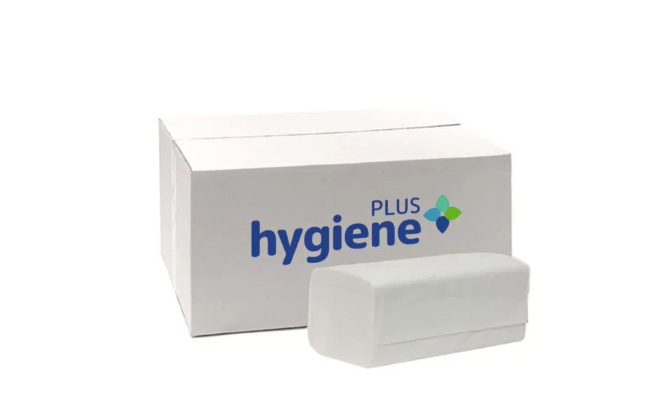 HYGIENE PLUS PROLINE V-FOLDED PAPER TOWELS, WHITE, 150 SHEETS/PACK, 20 PACKS/BOX