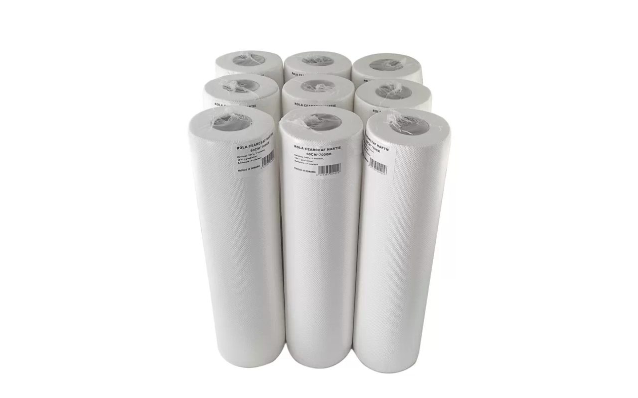PAPER SHEET ROLLS 50CMX700GR, 2 LAYERS, 9 ROLLS/BOX 1