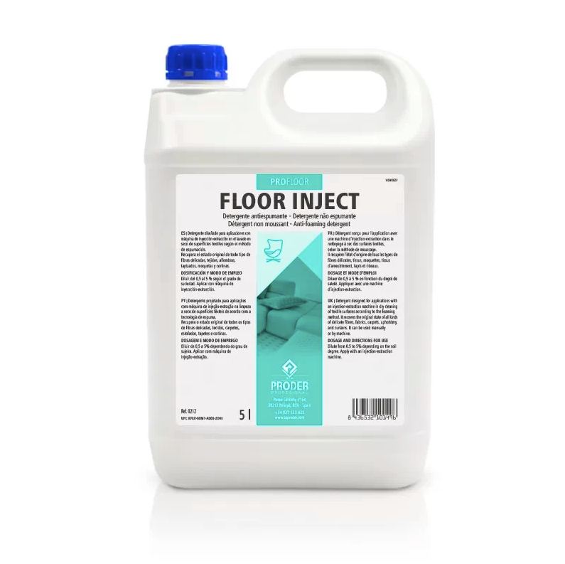 PRODER FLOOR INJECT CARPET CLEANER – INJECTION EXTRACTION VACUUM CLEANERS, 5L