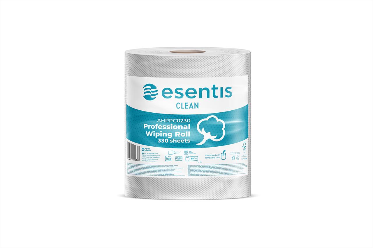 PROFESSIONAL TOWEL ESENTIS 3-PLY, 1 ROLL, 615 SHEETS - 80M
