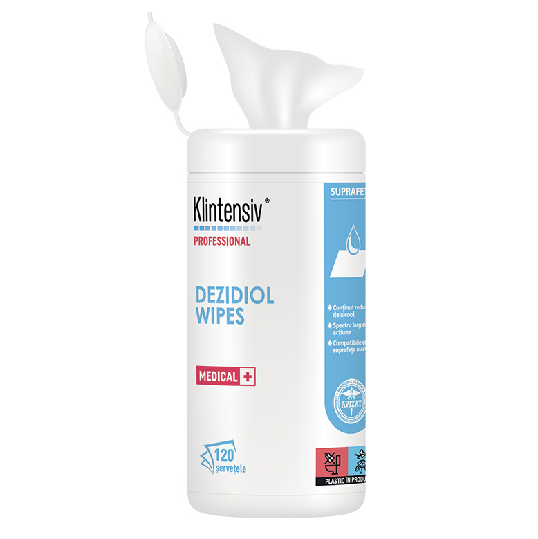 DEZIDIOL WIPES TP2 – DISINFECTANT WET WIPES FOR SURFACES, 120 PCS.