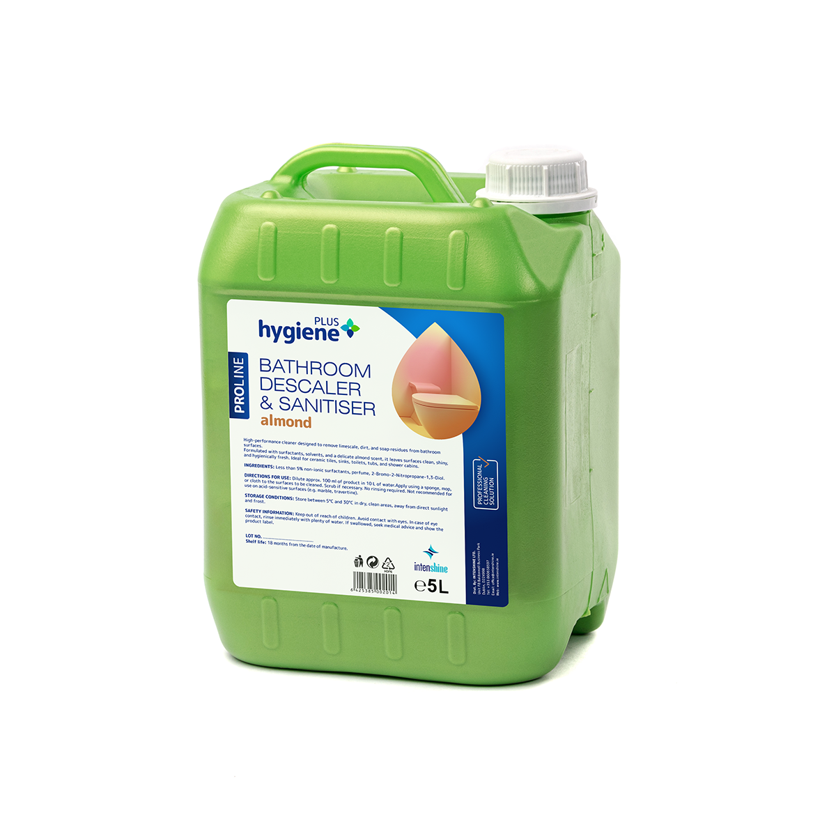 PROLINE ALMOND SANITIZING BATHROOM DESCALER, 5L