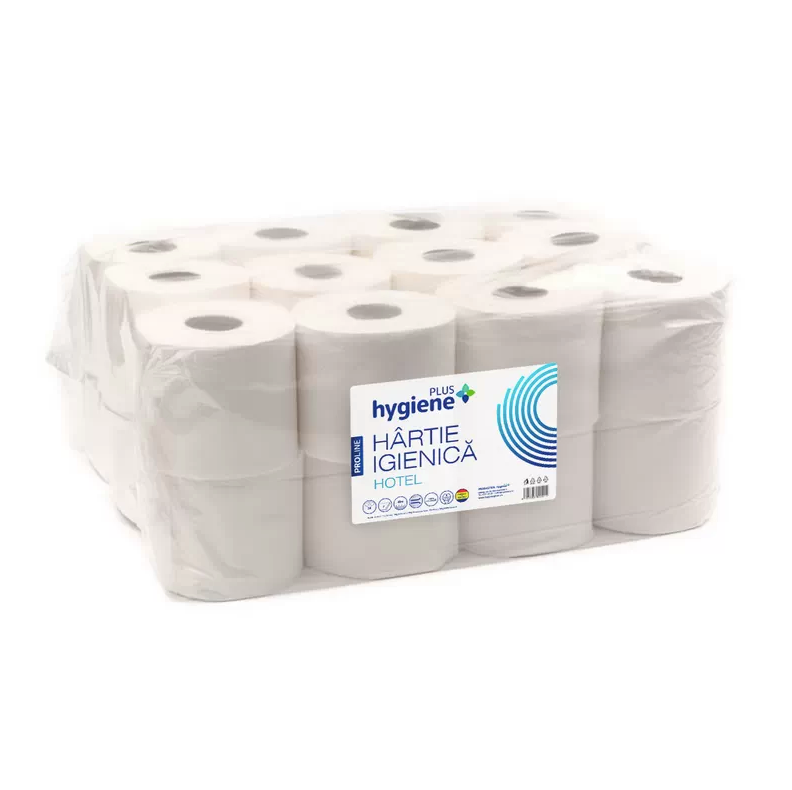 PROLINE HOTEL TOILET PAPER, CELLULOSE, 2 PLY, 30M, 24 ROLLS