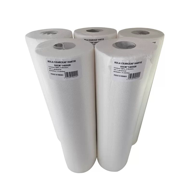 PAPER SHEET ROLLS 60CMX1700GR, 2 LAYERS, 4 ROLLS/BOX
