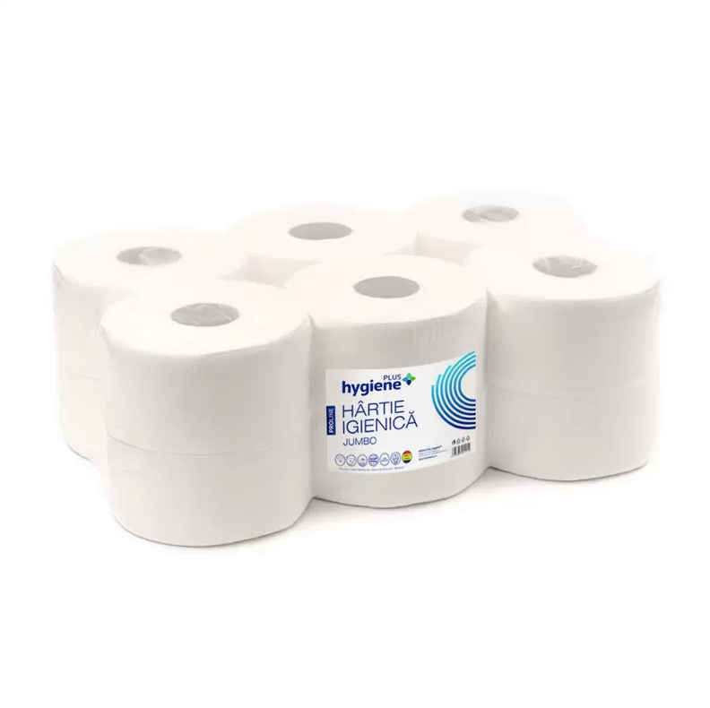 PROLINE JUMBO CELLULOSE TOILET PAPER, 2 PLY, 100M, 12 ROLLS