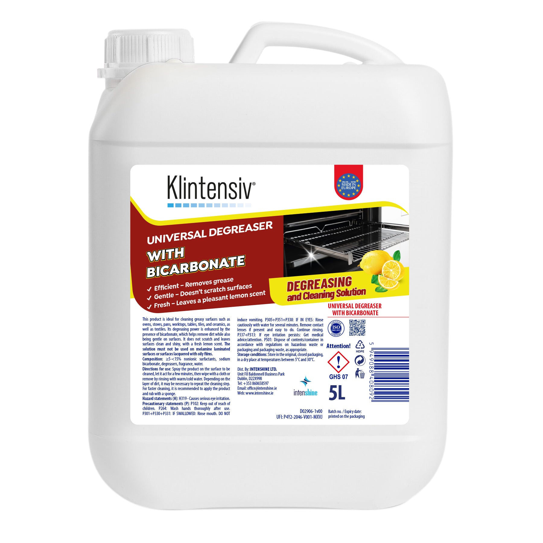 UNIVERSAL DEGREASER WITH BICARBONATE